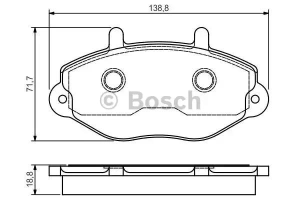Дисковi колодки переднi premium2 0986495112 BOSCH