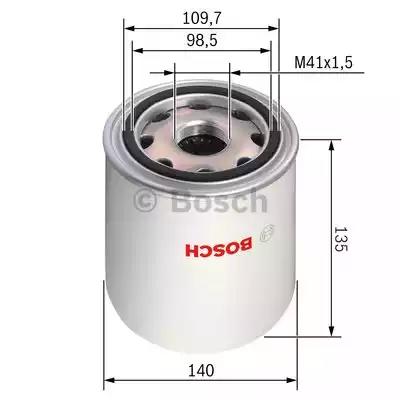 Bosch z8253 фільтр вологовіддільник пневмосистеми daf 0986628253 BOSCH
