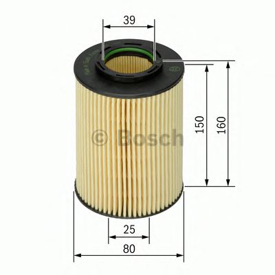 Фільтр масляний 1457429141 BOSCH