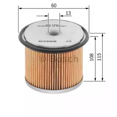 Фільтр палива 1457431365 BOSCH