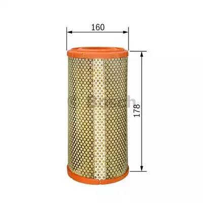 Фільтр повітряний 2138 peugeot/iveco/alfa romeo/fiat boxerdailyjumper 1457432138 BOSCH