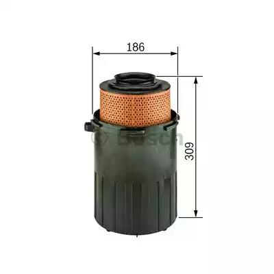 Bosch s3005 фільтр повітряний db 208-410 23/29d om601/602 186309 1457433005 BOSCH