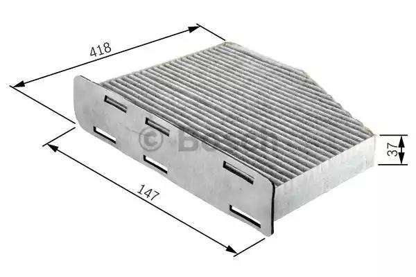 Фильтр воздух во внутренном пространстве 1987431455 BOSCH
