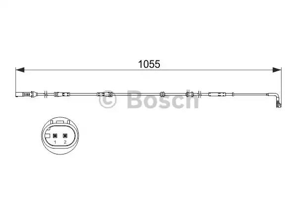 Датчик зносу гальмівнних колодок 1987473507 BOSCH