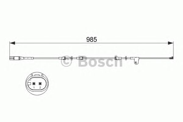 Датчик износа колодок 1987473520 BOSCH
