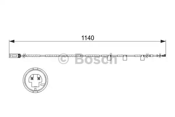 Датчик зносу гальмівних колодок 1987473525 BOSCH