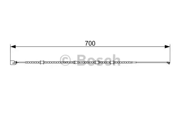 Датчик зносу гальмівних колодок 1987473554 BOSCH