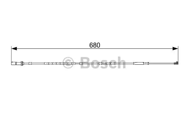 Датчик зносу гальмівних колодок 1987473569 BOSCH