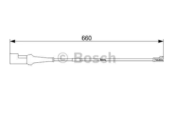 Датчик зносу гальмівних колодок 1987473575 BOSCH