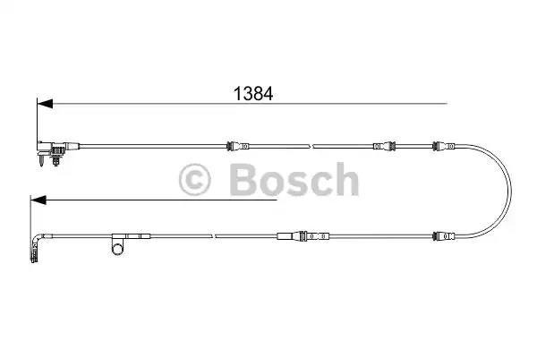 Датчик зносу гальмівних колодок 1987473582 BOSCH