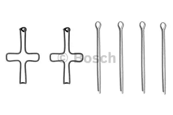 Комплект приладдя, накладка дискового гальма 1987474162 BOSCH