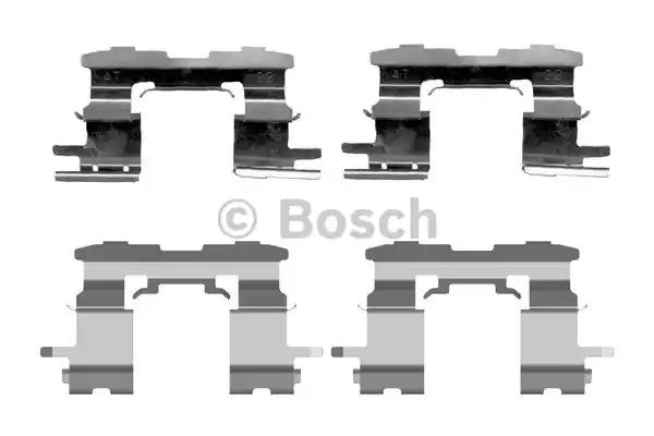 Комплект приладдя, накладка дискового гальма 1987474407 BOSCH