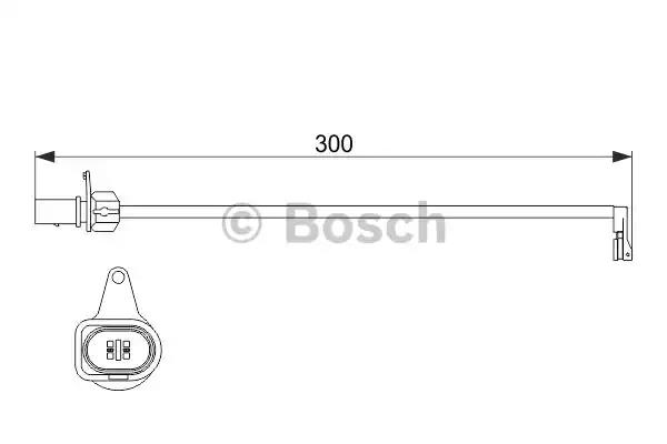 Датчик зносу гальмівних колодок 1987474505 BOSCH