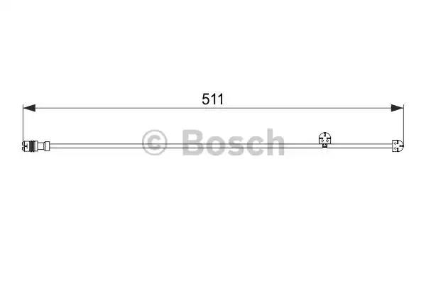 Сигнализатор износ тормозных колодок 1987474557 BOSCH