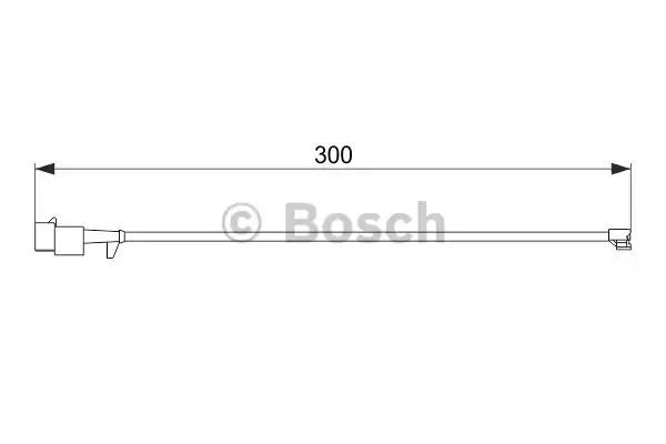 Датчик зношування диск.кол.перед 1987474576 BOSCH