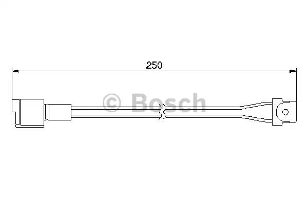 Датчик зношування диск.кол.перед 1987474905 BOSCH
