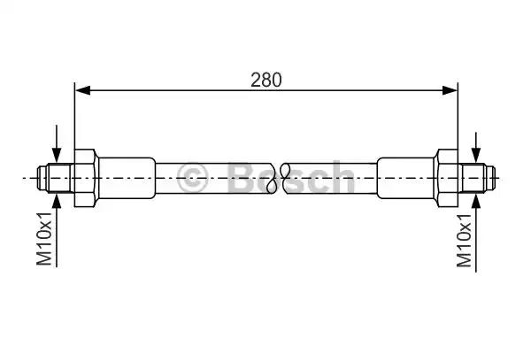 Гальмівний шланг 1987476267 BOSCH