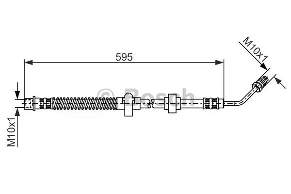 Тормозной шланг 1987476374 BOSCH