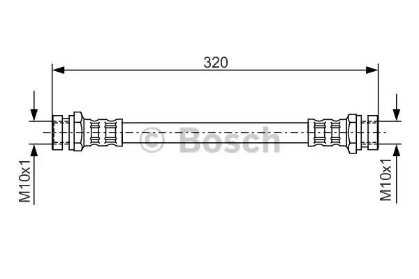 Гальмівний шланг 1987476541 BOSCH