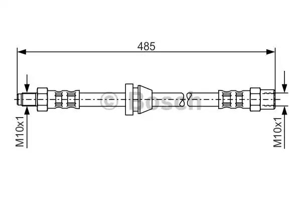 Гальмівний шланг 1987476611 BOSCH