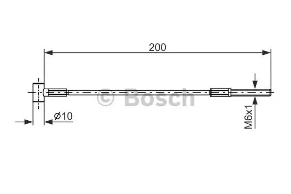 Трос ручного гальма 1987477979 BOSCH