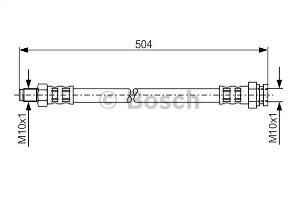 Гальмівний шланг 1987481034 BOSCH