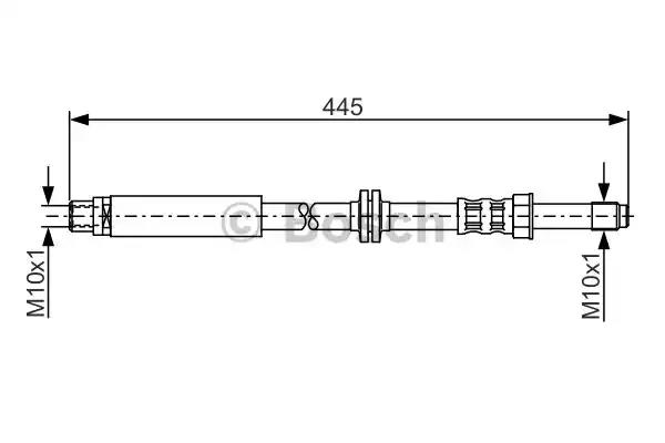 Гальмівний шланг 1987481179 BOSCH