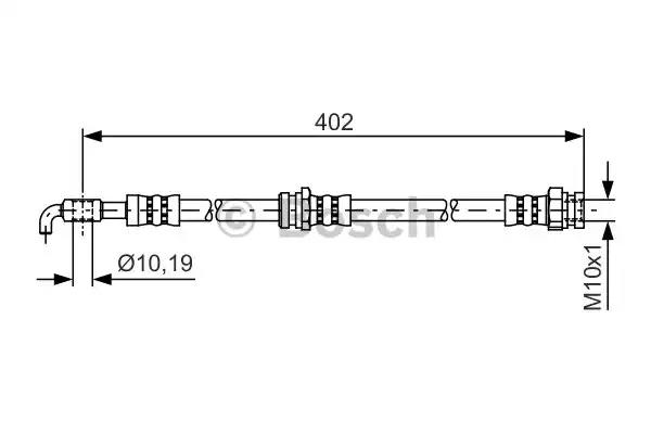 Гальмівний шланг 1987481445 BOSCH