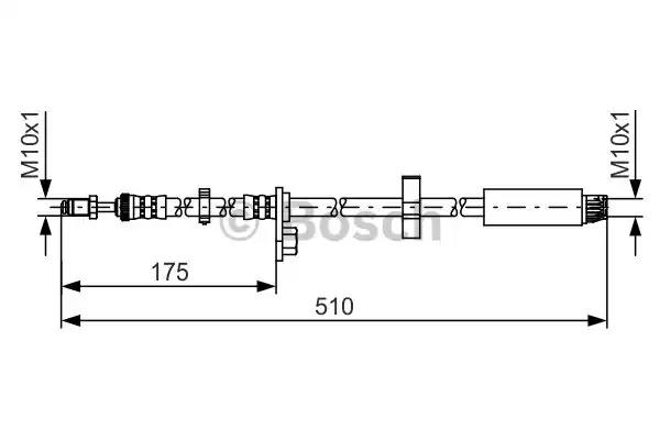 Тормозной шланг 1987481453 BOSCH