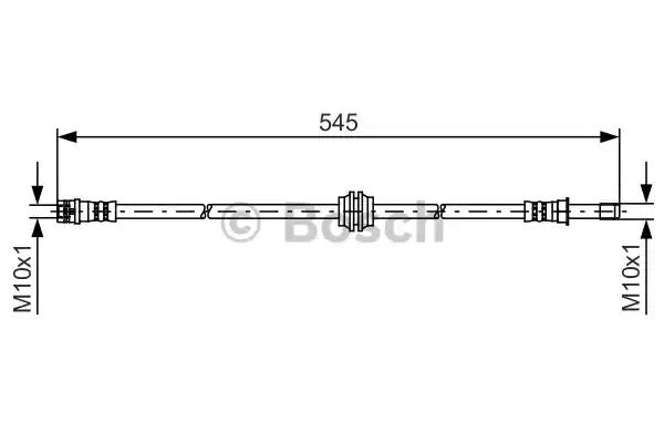 Bosch  db гальмівний шланг передній vito 03- 1987481454 BOSCH
