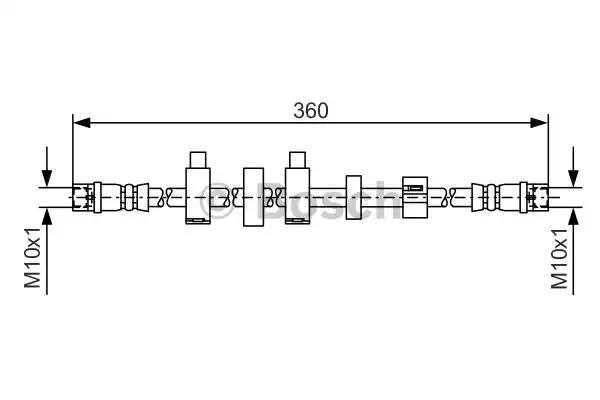 Тормозной шланг 1987481540 BOSCH