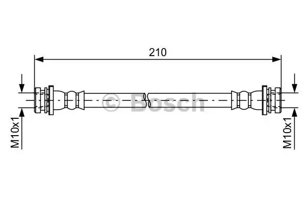 Тормозной шланг 1987481628 BOSCH