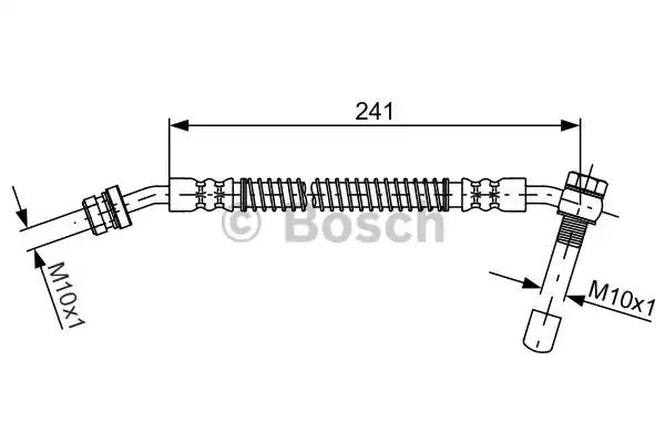 Гальмівний шланг 1987481756 BOSCH