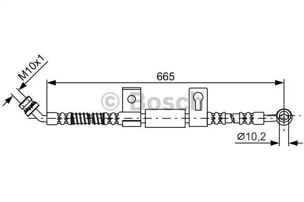 Тормозной шланг 1987481790 BOSCH
