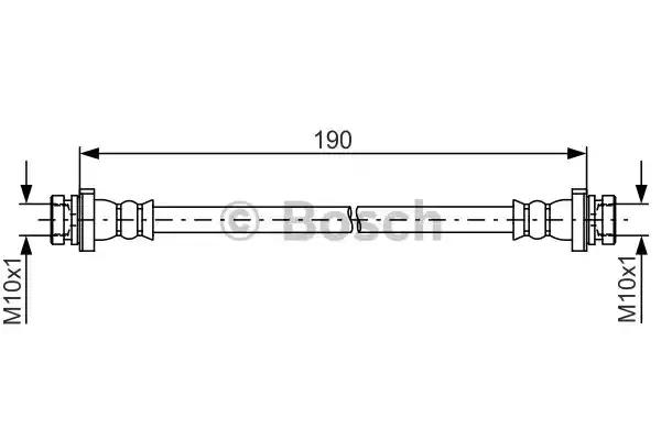 Шланг гальмівний 1987481831 BOSCH