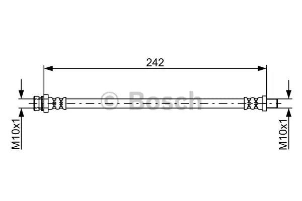 Гальмівний шланг 1987481895 BOSCH