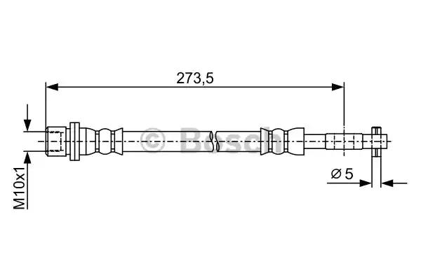 Гальмівний шланг 1987481909 BOSCH