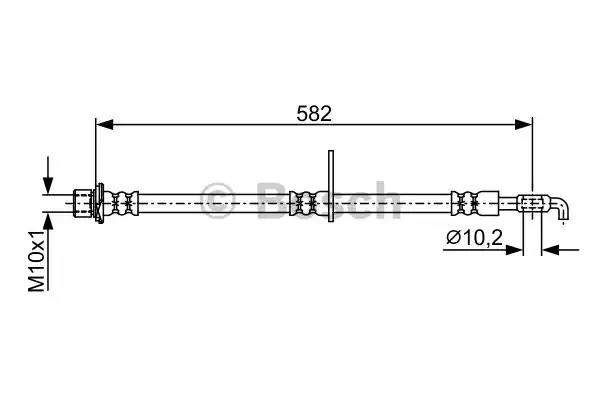 Гальмівний шланг 1987481918 BOSCH