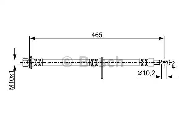 Гальмівний шланг 1987481923 BOSCH