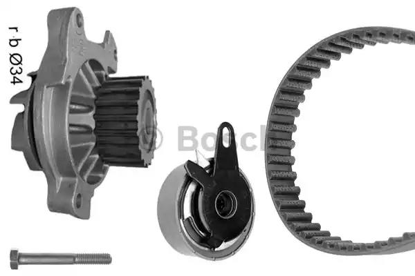 Водяной насос + комплект зубчатого ремня 1987948874 BOSCH