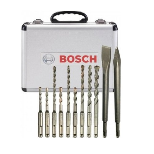 Bosch набір бурів і зубил sds-plus 11 предметів + кейс 2608578765 BOSCH