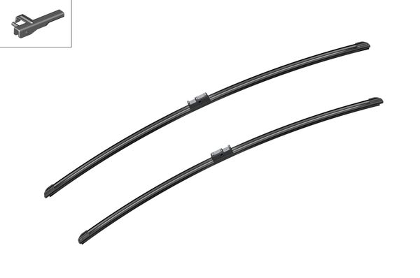 Щітки склоочисника flat 800/750mm citroen c4 -04 3397007316 BOSCH