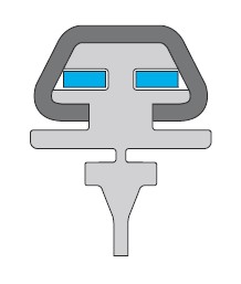 Комплект резинок склоочисника bosch 2шт 644 / 644мм 3397033365 BOSCH