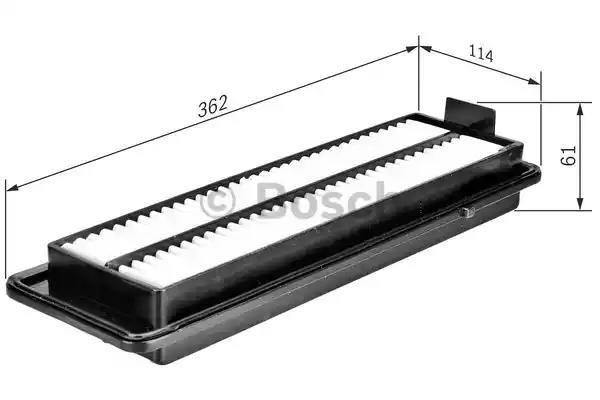 Фільтр повітряний фільтруючий елемент honda accord vii 2.2d... F026400232 BOSCH