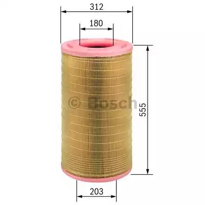 Повітряний фільтр F026400321 BOSCH