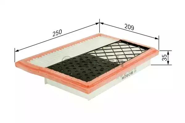 Фільтр повітряний F026400388 BOSCH