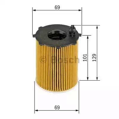 Bosch p7011 фільтр масляний audi q7 4.2 vw touareg 4.2 v8 2002- F026407011 BOSCH