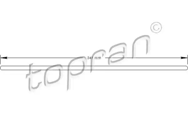 Шток приводу зчеплення 100074 TOPRAN