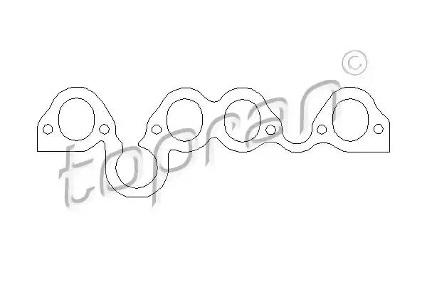 Uszczelka kolektora ssacego 100223 TOPRAN