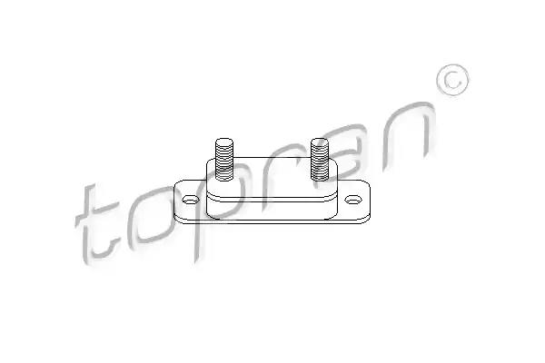 Wieszak tlumika 100634 TOPRAN